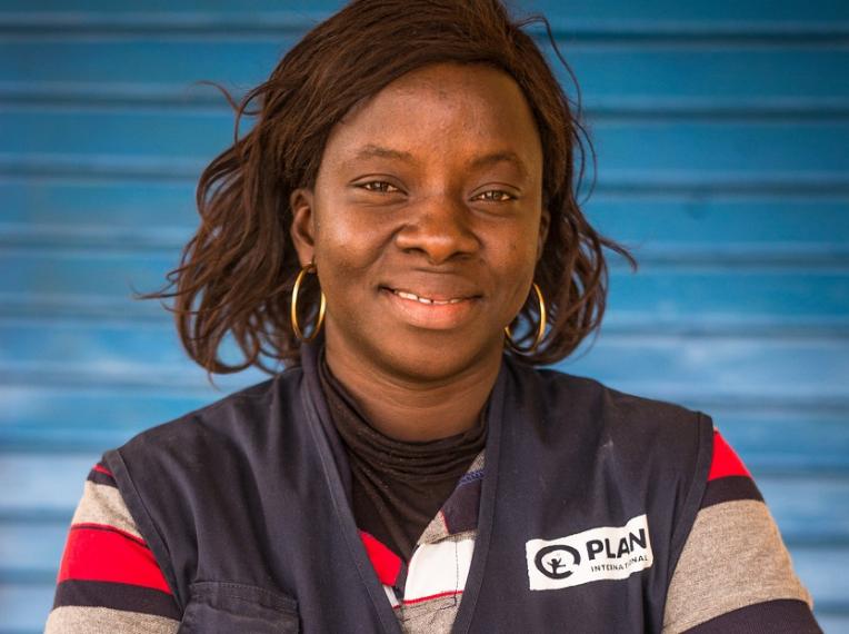Finda Iffono, cheffe de projet sur les mutilations génitales féminines Plan International Guinée